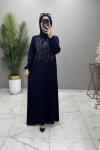 Rüveyda Abiye Elbise Lacivert Lacivert