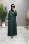 Rüveyda Abiye Elbise Zümrüt  Zümrüt