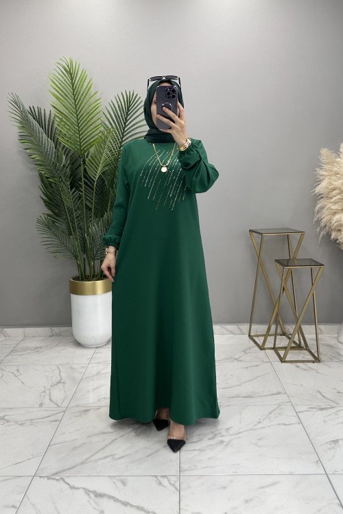 Jülide Abiye Elbise Zümrüt  Zümrüt