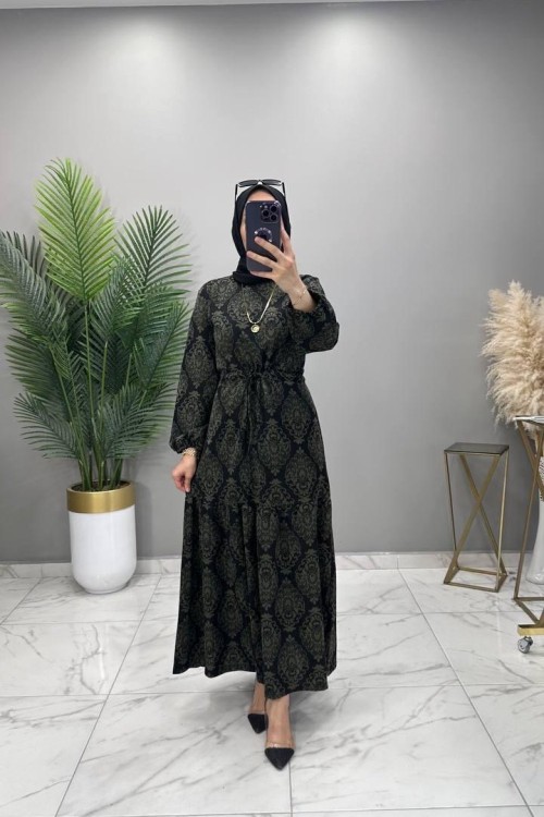 Ayfer Elbise Haki Haki