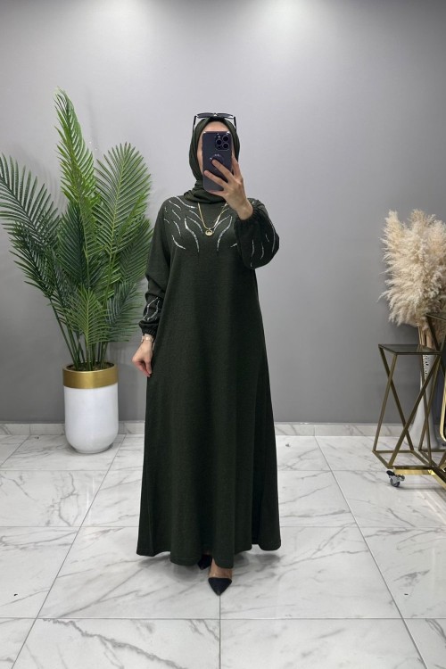 Aşkın Elbise Haki Haki