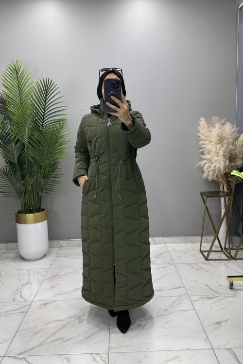 Orkide Parka Mont Haki Haki