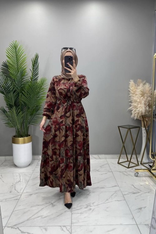 Aygün Elbise Vizon Vizon