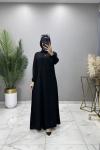 Gönül Elbise Siyah Siyah