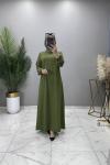 Gönül Elbise Haki Yeşil Haki