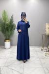 AJDA ABİYE ELBİSE İNDİGO  İndigo