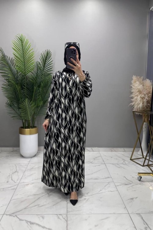 Firuze Elbise Beyaz Beyaz