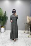 Sinem Elbise Gri Gri