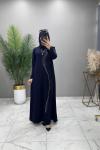 Zeyna Abiye Elbise Lacivert  Lacivert