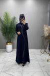 Zeyna Abiye Elbise Lacivert  Lacivert