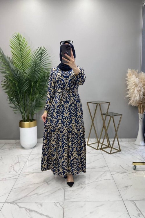 Ayperi Elbise Lacivert  Lacivert