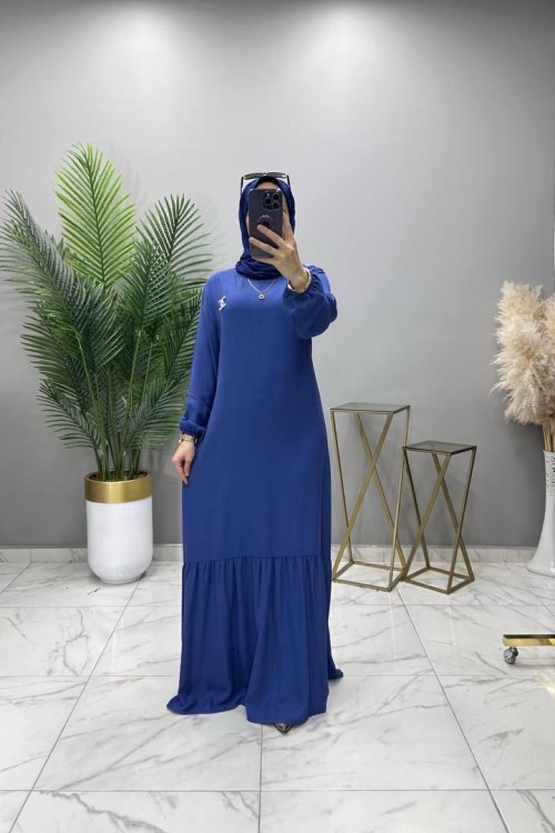 Nurgül Elbise İndigo İndigo