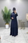 Nurgül Elbise Lacivert  Lacivert