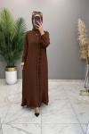 Sude Ferace /Elbise Kahve Kahverengi