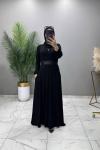 Ferda Elbise Siyah Siyah
