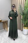 Aysel Elbise Haki Yeşil Haki