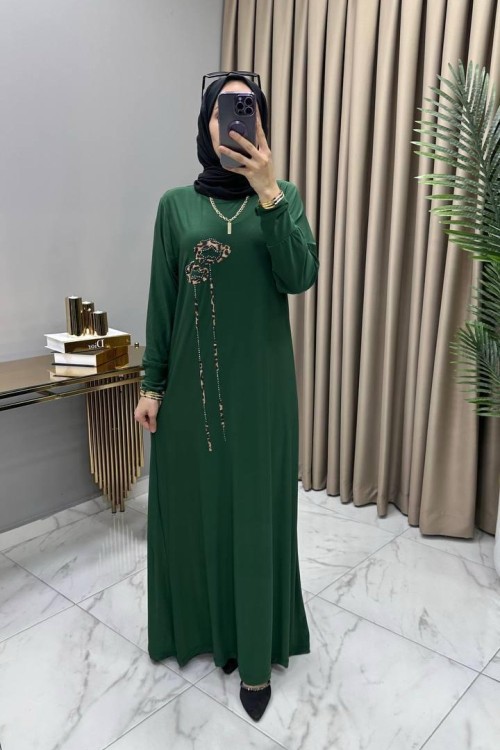 Ahunaz Elbise Zümrüt  Zümrüt