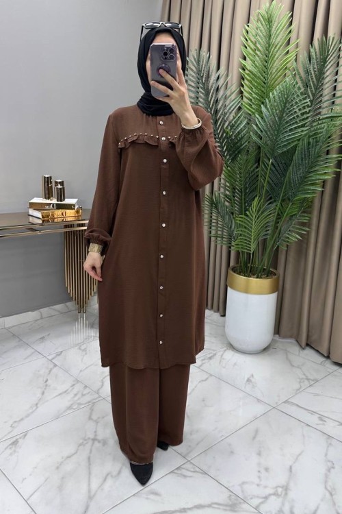 Göksu Takım Kahve Kahverengi