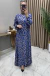 Leyla Elbise İndigo İndigo