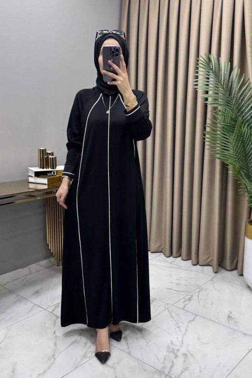 Şeyda Elbise Siyah Siyah