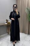 Şeyda Elbise Siyah Siyah