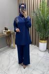 Gizem Taşlı Takım İndigo İndigo