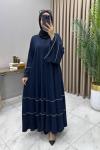 Abaya Ferace Lacivert  Lacivert