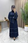 Abaya Ferace Lacivert  Lacivert