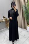 Rengin Elbise Siyah Siyah