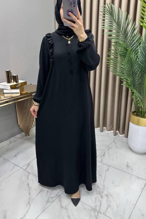 Sedef Elbise Siyah Siyah