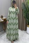Tuana Elbise Yeşil Yeşil