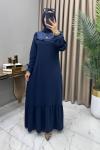 Masal Elbise Lacivert  Lacivert