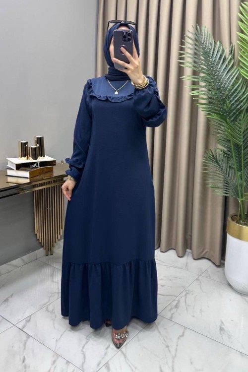Masal Elbise Lacivert  Lacivert