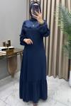 Masal Elbise Lacivert  Lacivert