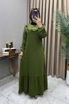 Masal Elbise Yeşil Yeşil