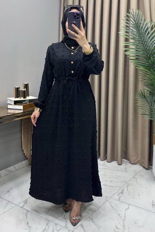 Şeker Elbise Siyah Siyah