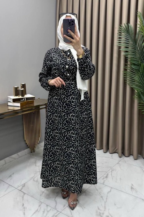 Feyza Elbise Ekru Ekru