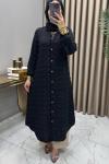 Boncuk Tunik Siyah Siyah
