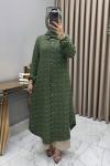 Boncuk Tunik Haki Haki