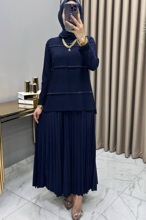 Zennur Takım Lacivert  Lacivert