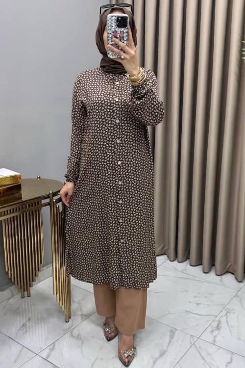 Efil Takım Kahve Kahverengi