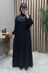 Mila Elbise Siyah Siyah