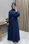 Mila Elbise Lacivert  Lacivert