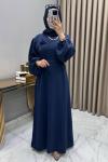 Mila Elbise Lacivert  Lacivert