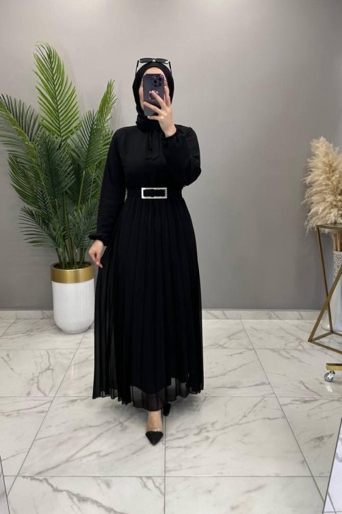 Banu Elbise Siyah Siyah