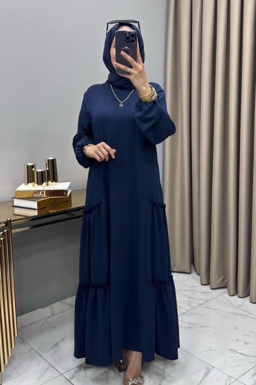 Cansel Elbise Lacivert  Lacivert