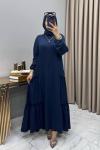 Cansel Elbise Lacivert  Lacivert