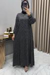 Gülsüm Elbise Siyah Siyah