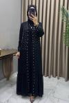Şevin Abaya Takım Siyah