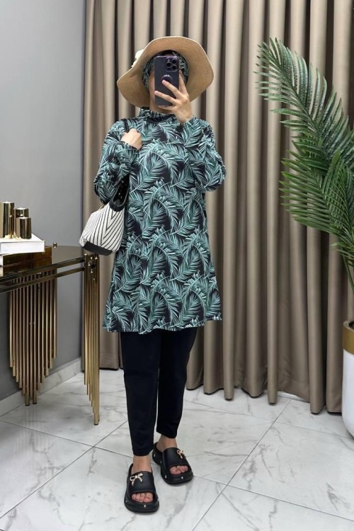 Haşema Üçlü Takım Mint Mint Yeşili